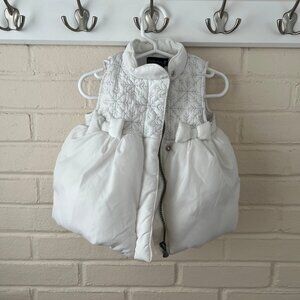 Cynthia Rowley Puffer Vest | White | 12 Month